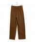 AMERI (アメリ) BELT DETAIL STRAIGHT PANTS ブラウン サイズ:M 未使用品：6000円
