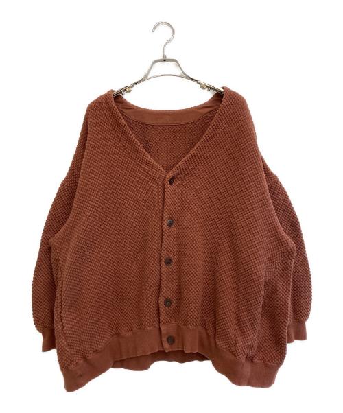 nest Robe（ネストローブ）nest Robe (ネストローブ) Cotton moss stitch ribb ブラウン サイズ:FREEの古着・服飾アイテム