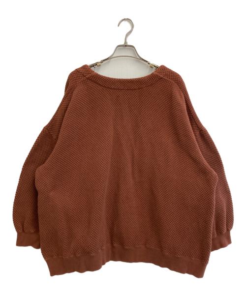 nest Robe（ネストローブ）nest Robe (ネストローブ) Cotton moss stitch ribb ブラウン サイズ:FREEの古着・服飾アイテム