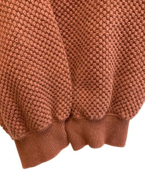 nest Robe（ネストローブ）nest Robe (ネストローブ) Cotton moss stitch ribb ブラウン サイズ:FREEの古着・服飾アイテム