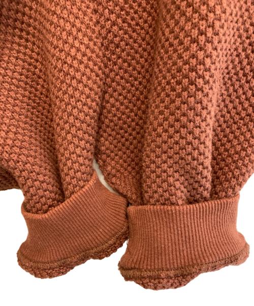 nest Robe（ネストローブ）nest Robe (ネストローブ) Cotton moss stitch ribb ブラウン サイズ:FREEの古着・服飾アイテム