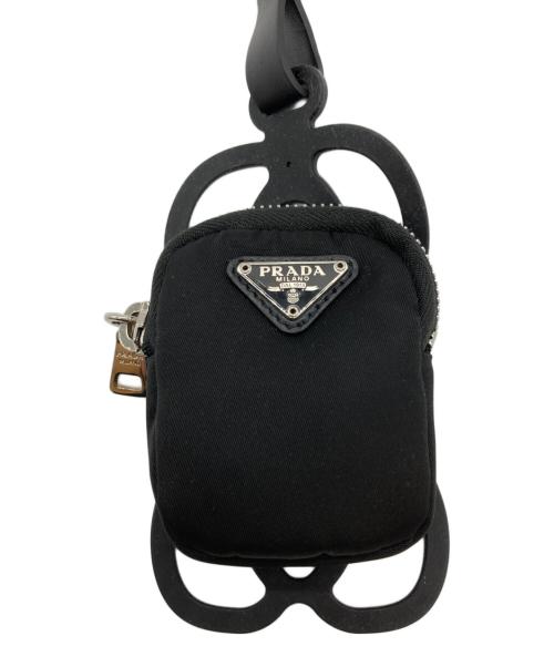 PRADA（プラダ）PRADA (プラダ) スマホショルダーストラップ ブラックの古着・服飾アイテム