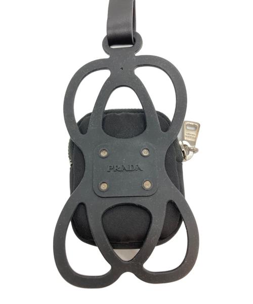 PRADA（プラダ）PRADA (プラダ) スマホショルダーストラップ ブラックの古着・服飾アイテム