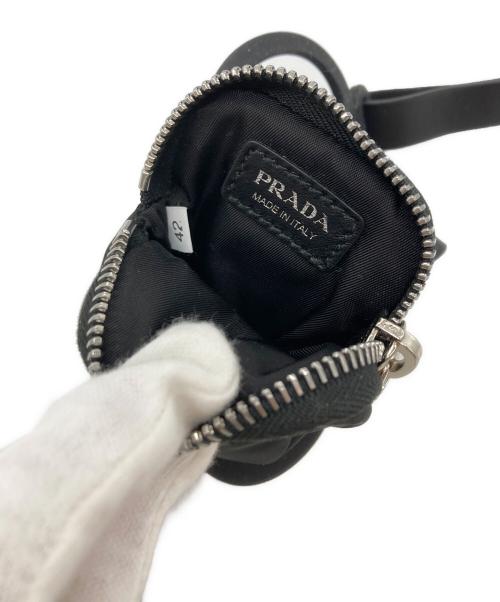 PRADA（プラダ）PRADA (プラダ) スマホショルダーストラップ ブラックの古着・服飾アイテム