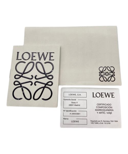 LOEWE（ロエベ）LOEWE (ロエベ) パウラスイビザショルダーポーチ ネイビー×イエローの古着・服飾アイテム