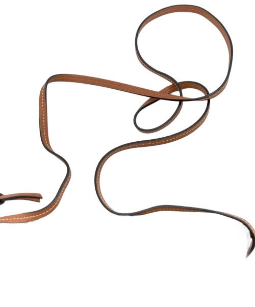 LOEWE（ロエベ）LOEWE (ロエベ) パウラスイビザショルダーポーチ ネイビー×イエローの古着・服飾アイテム