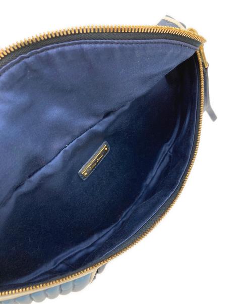 MIU MIU（ミュウミュウ）MIU MIU (ミュウミュウ) ミュウライダーベルトバッグ・ボディバッグ ブルーの古着・服飾アイテム