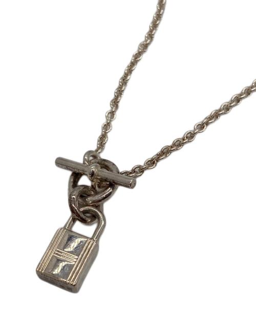 HERMES（エルメス）HERMES (エルメス) アミュレットカデナモチーフネックレス シルバーの古着・服飾アイテム