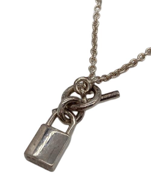 HERMES（エルメス）HERMES (エルメス) アミュレットカデナモチーフネックレス シルバーの古着・服飾アイテム