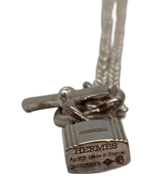 HERMES（エルメス）HERMES (エルメス) アミュレットカデナモチーフネックレス シルバーの古着・服飾アイテム
