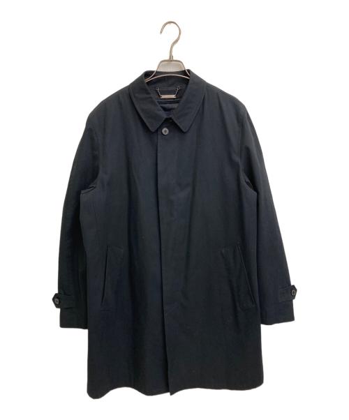Aquascutum（アクアスキュータム）Aquascutum (アクアスキュータム) ステンカラーコート ブラック サイズ:42/52の古着・服飾アイテム