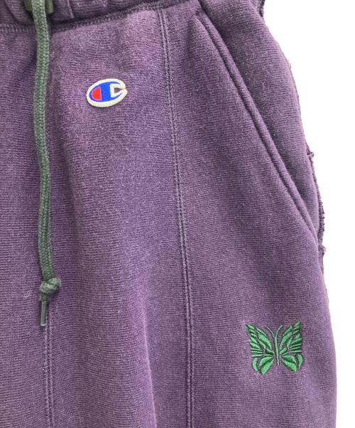 Champion（チャンピオン）Champion (チャンピオン) Needles (ニードルズ) スウェットパンツ パープル サイズ:Sの古着・服飾アイテム