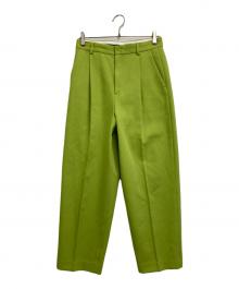 6(ROKU) BEAUTY&YOUTH（ロク ビューティーアンドユース）の古着「KARSEY PANTS」｜ライトグリーン