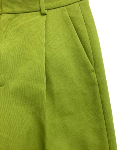 6(ROKU) BEAUTY&YOUTH（ロク ビューティーアンドユース）6(ROKU) BEAUTY&YOUTH (ロク ビューティーアンドユース) KARSEY PANTS ライトグリーン サイズ:38の古着・服飾アイテム