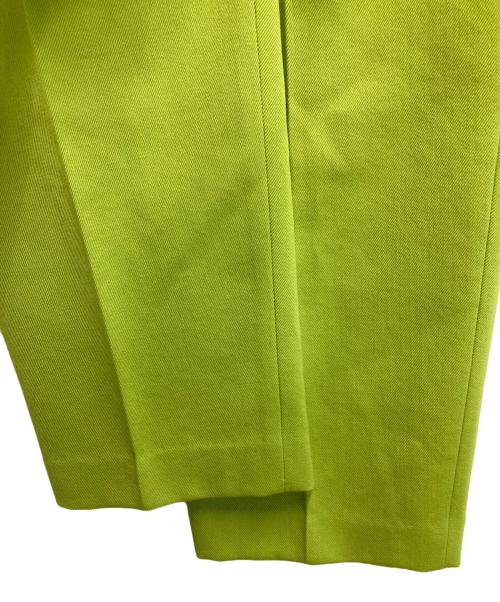 6(ROKU) BEAUTY&YOUTH（ロク ビューティーアンドユース）6(ROKU) BEAUTY&YOUTH (ロク ビューティーアンドユース) KARSEY PANTS ライトグリーン サイズ:38の古着・服飾アイテム