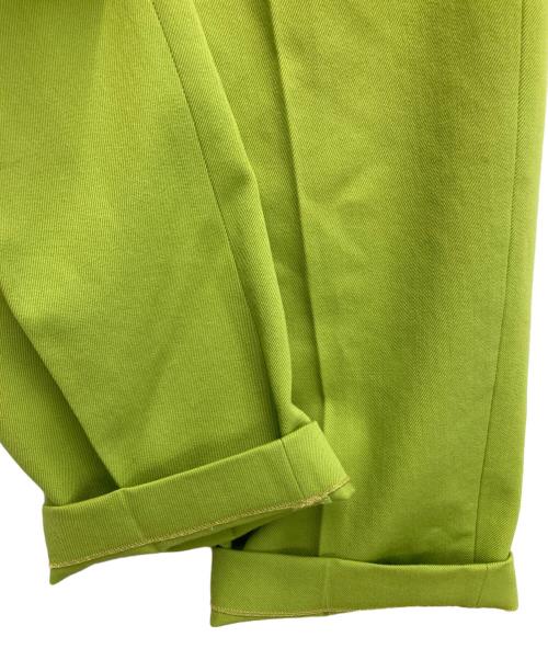 6(ROKU) BEAUTY&YOUTH（ロク ビューティーアンドユース）6(ROKU) BEAUTY&YOUTH (ロク ビューティーアンドユース) KARSEY PANTS ライトグリーン サイズ:38の古着・服飾アイテム