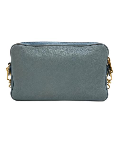 MIU MIU（ミュウミュウ）MIU MIU (ミュウミュウ) ショルダーバッグ ブルーの古着・服飾アイテム