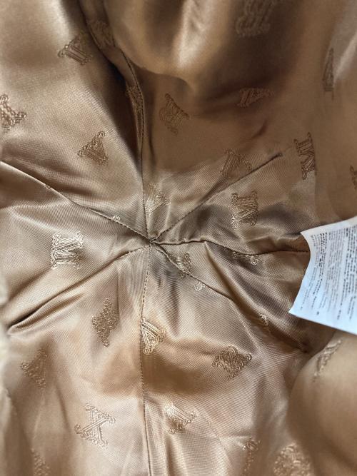 MaxMara（マックスマーラ）MaxMara (マックスマーラ) 帽子 ブラウンの古着・服飾アイテム