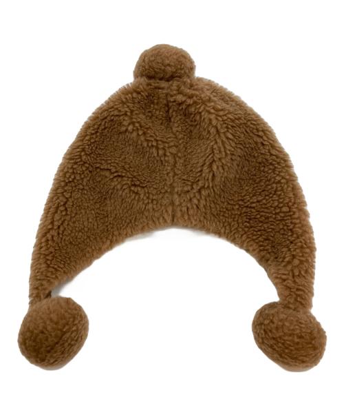 MaxMara（マックスマーラ）MaxMara (マックスマーラ) 帽子 ブラウンの古着・服飾アイテム