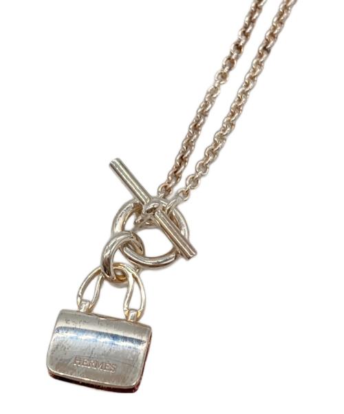 HERMES（エルメス）HERMES (エルメス) アミュレット コンスタンス ネックレス グレーの古着・服飾アイテム