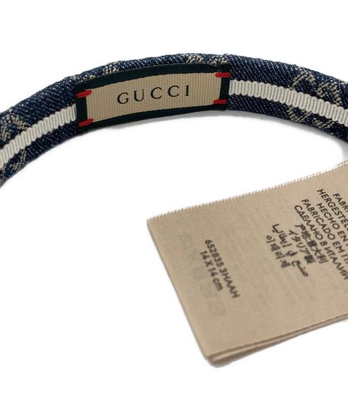 GUCCI（グッチ）GUCCI (グッチ) カチューシャ インディゴ サイズ:M(57cm)の古着・服飾アイテム