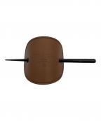 PRADAプラダ）の古着「ヘアクリップ」｜ブラウン