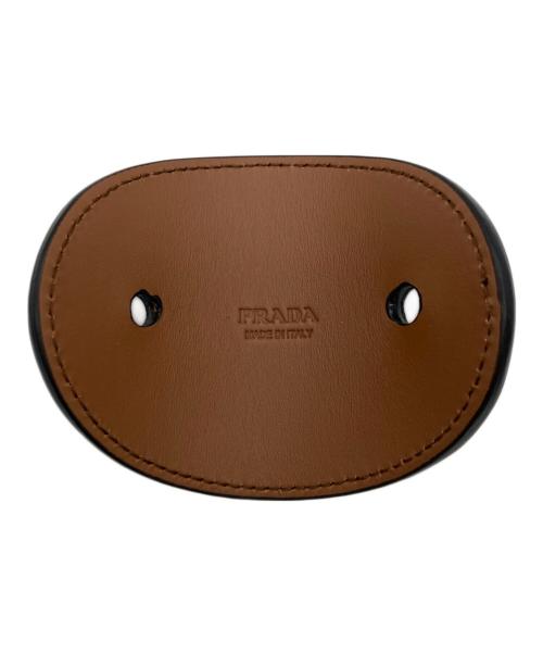 PRADA（プラダ）PRADA (プラダ) ヘアクリップ ブラウンの古着・服飾アイテム