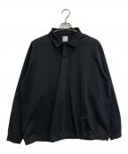 WIDE DADワイド ダット）の古着「長袖ポロシャツ」｜ブラック