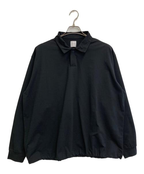 WIDE DAD（ワイド ダット）wide dad (ワイド ダット) 長袖ポロシャツ ブラック サイズ:SIZE 1の古着・服飾アイテム