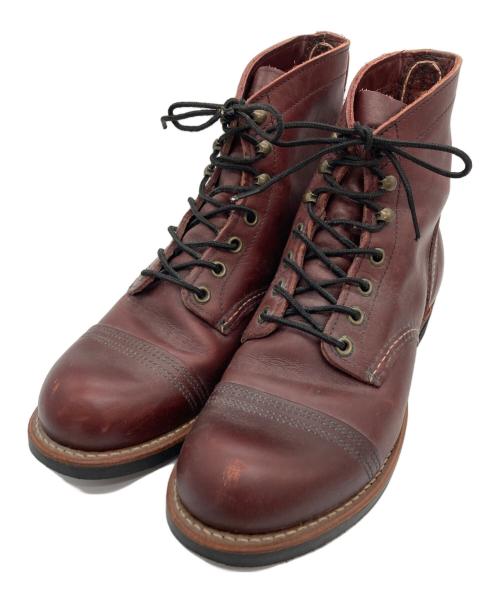 RED WING（レッドウィング）RED WING (レッドウィング) Iron Ranger/アイアンレンジャー バーガンディー サイズ:25cmの古着・服飾アイテム