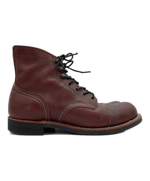 RED WING（レッドウィング）RED WING (レッドウィング) Iron Ranger/アイアンレンジャー バーガンディー サイズ:25cmの古着・服飾アイテム