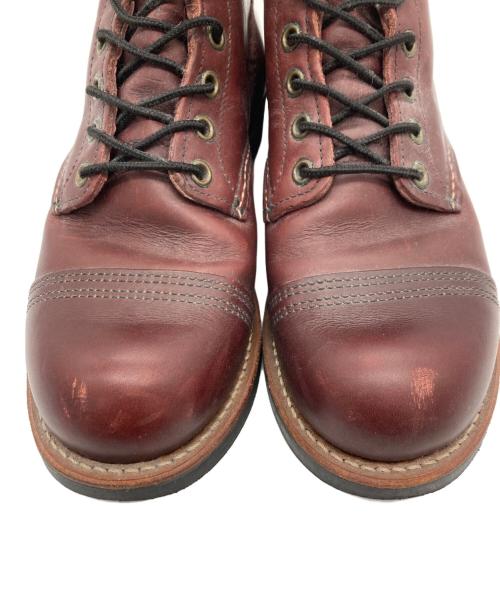 RED WING（レッドウィング）RED WING (レッドウィング) Iron Ranger/アイアンレンジャー バーガンディー サイズ:25cmの古着・服飾アイテム