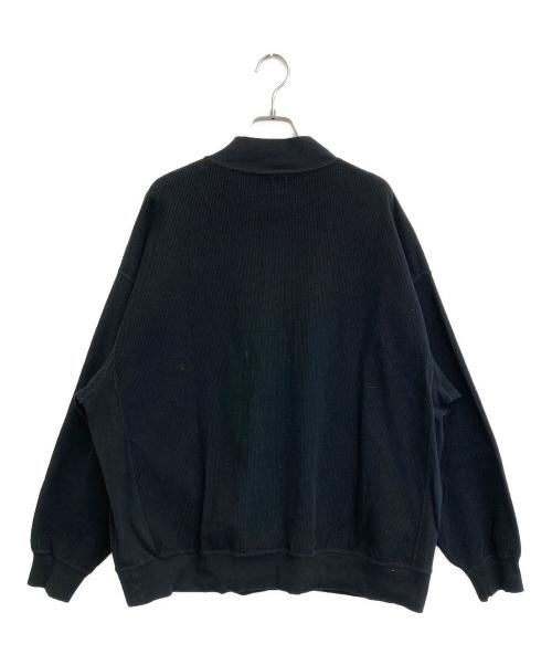 blurhms ROOTSTOCK（ブラームスルーツストック）blurhms ROOTSTOCK (ブラームスルーツストック) ヘンリーネックカットソー ブラック サイズ:Mの古着・服飾アイテム