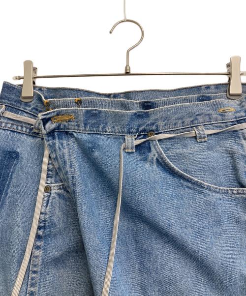 MAISON EUREKA（メゾンエウレカ）MAISON EUREKA (メゾンエウレカ) VINTAGE REWORK BIGGY 017 インディゴ サイズ:Mの古着・服飾アイテム