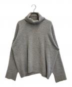 AMI PARISアミ パリス）の古着「タートルネックニット」｜グレー