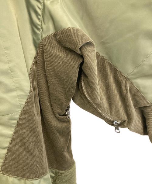 etsinta（エシンタ）etsinta (エシンタ) モンスター中綿オーバーコート オリーブ サイズ:Mの古着・服飾アイテム