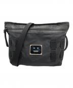 Acne studiosアクネ ストゥディオス）の古着「フェイスロゴショルダーバッグ」｜ブラック