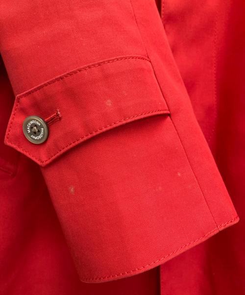 MACKINTOSH PHILOSOPHY（マッキントッシュ フィロソフィー）MACKINTOSH PHILOSOPHY (マッキントッシュ フィロソフィー) ライナー付ステンカラーコート レッド サイズ:38の古着・服飾アイテム