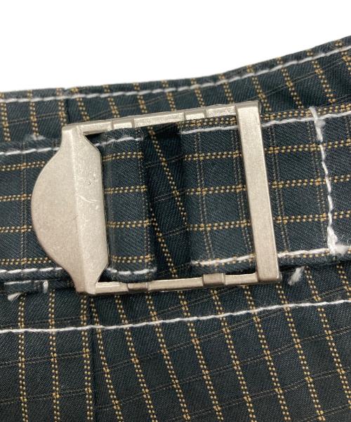 SCRT（エスシーアールティー）SCRT (エスシーアールティー) チェックハーフパンツ グリーン サイズ:34の古着・服飾アイテム