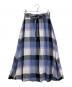 BURBERRY BLUE LABEL (バーバリー ブルー レーベル) チェックスカート ネイビー サイズ:38：5000円