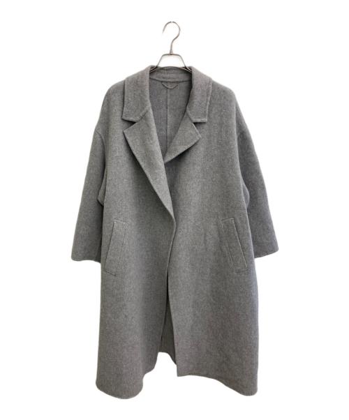 23区（ニジュウサンク）23区 (ニジュウサンク) MANTECOリバー ロング コート グレー サイズ:44の古着・服飾アイテム