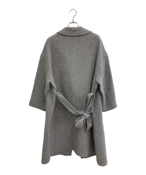 23区（ニジュウサンク）23区 (ニジュウサンク) MANTECOリバー ロング コート グレー サイズ:44の古着・服飾アイテム