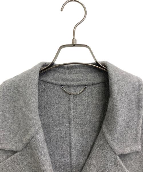 23区（ニジュウサンク）23区 (ニジュウサンク) MANTECOリバー ロング コート グレー サイズ:44の古着・服飾アイテム