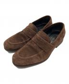 Ferranteフェランテ）の古着「ISEO CAM FONDENTEスウェードローファー」｜ブラウン