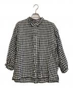 kurashi&trips publishingクラシアンドトリップス パブリッシング）の古着「ギンガムチェックシャツ」｜ホワイト×ブラック