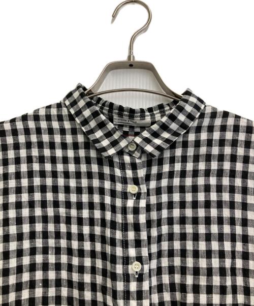kurashi&trips publishing（クラシアンドトリップス パブリッシング）KURASHI&Trips PUBLISHING (クラシアンドトリップス パブリッシング) ギンガムチェックシャツ ホワイト×ブラック サイズ:Mの古着・服飾アイテム