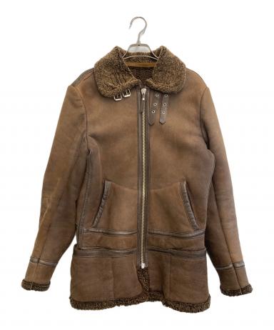 Carel van Laere カレルヴァンラーレ ムートンジャケット 切り替え 中古・古着通販】Carel Van Laere (キャレルヴァンラーレ) ムートン