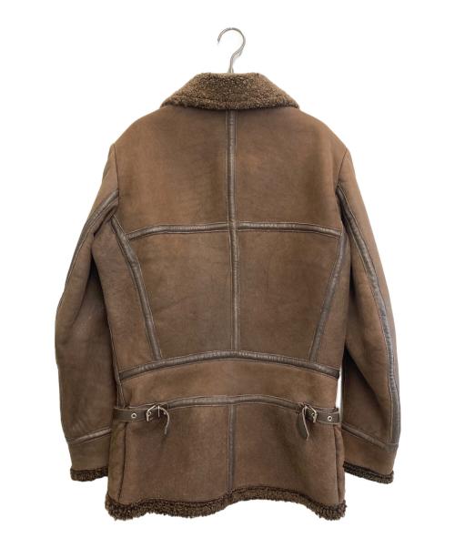 Carel Van Laere（キャレルヴァンラーレ）Carel Van Laere (キャレルヴァンラーレ) ムートンジャケット ブラウン サイズ:Mの古着・服飾アイテム