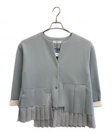 eimee law（エイミーロウ）の古着「タックプリーツセレモニーJK」｜ミントグリーン