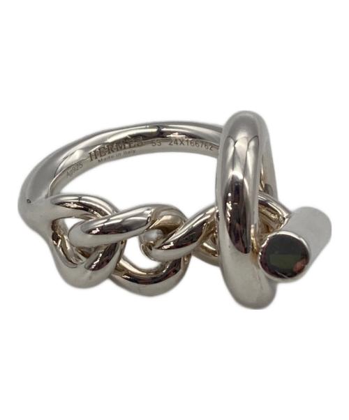 HERMES（エルメス）HERMES (エルメス) CROISETTEリング シルバー サイズ:8号の古着・服飾アイテム